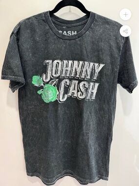New Johnny Cash Band Graphic Tee Shirt Size Large